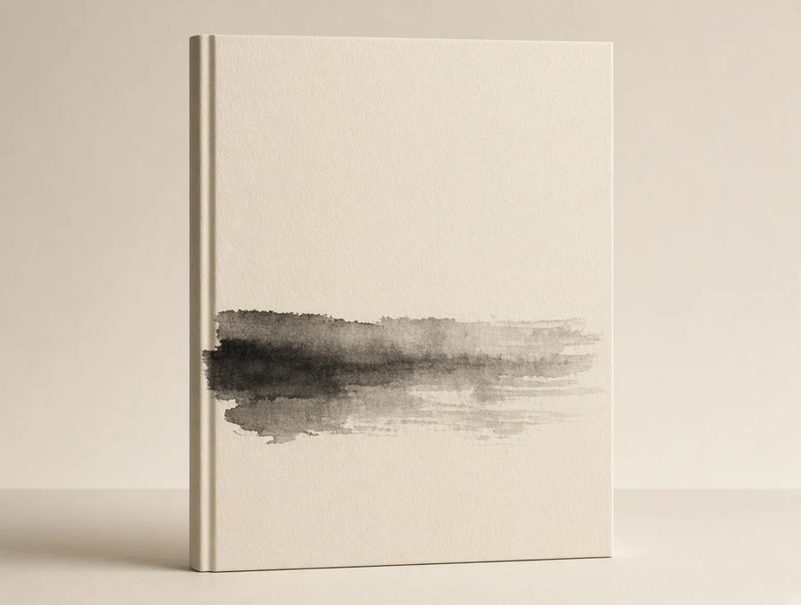 Poetry book cover design mood