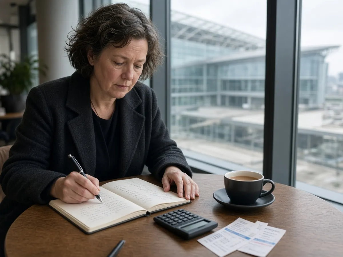 Author working out book fair fees, travel and break-even before booking