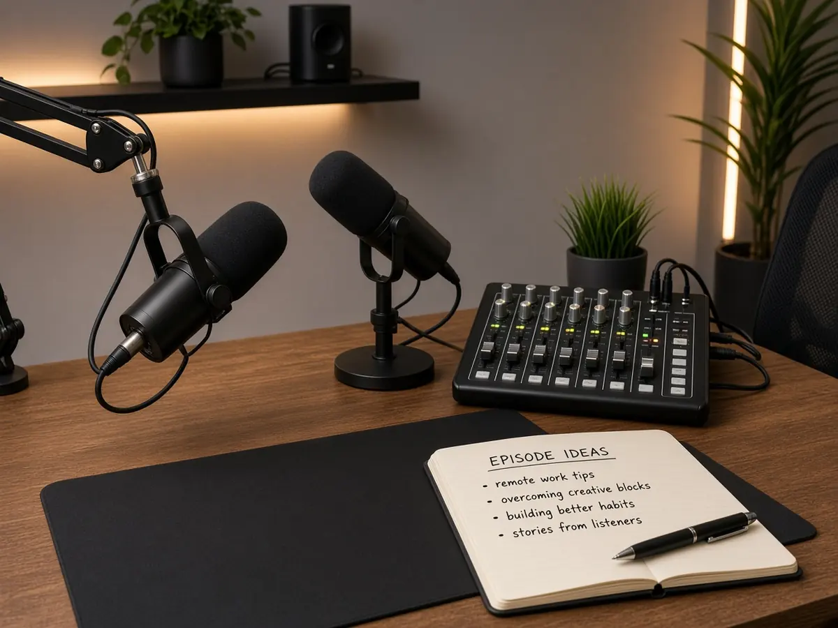 Authors considering making their own podcast
