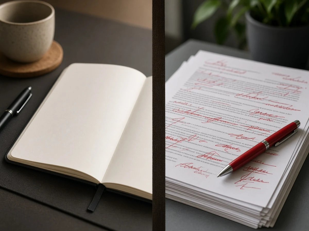 Difference between ghostwriting a manuscript and editing a draft