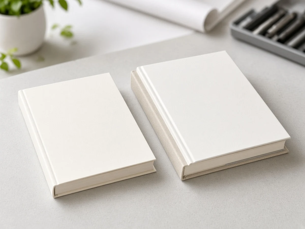 Paperback and hardcover book printing formats