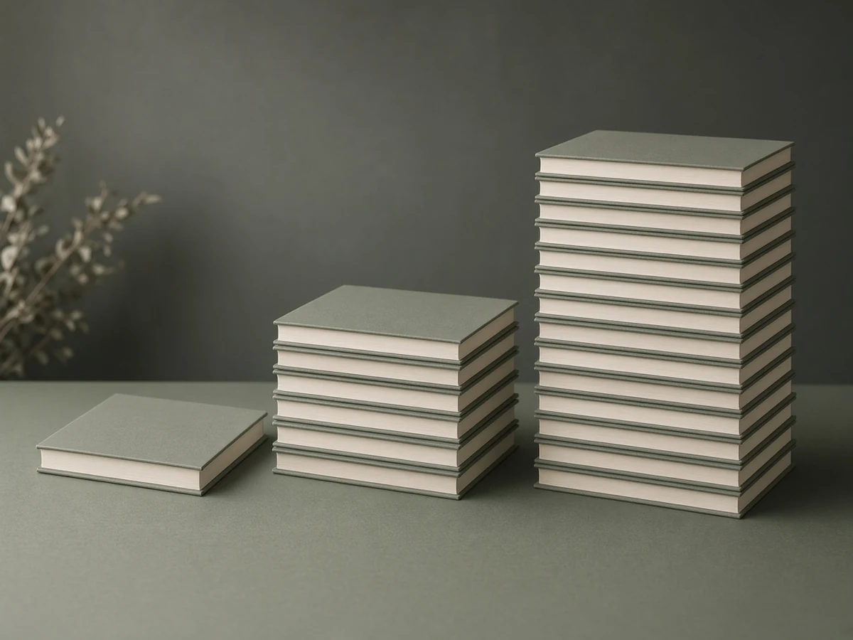 Print on demand short run and full print run book quantities